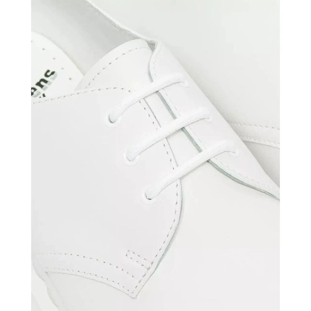 Dr. Martens 1461 Pride Shoes US M6 US W7 White Leather Rainbow Stripe Classic - Picture 6 of 7